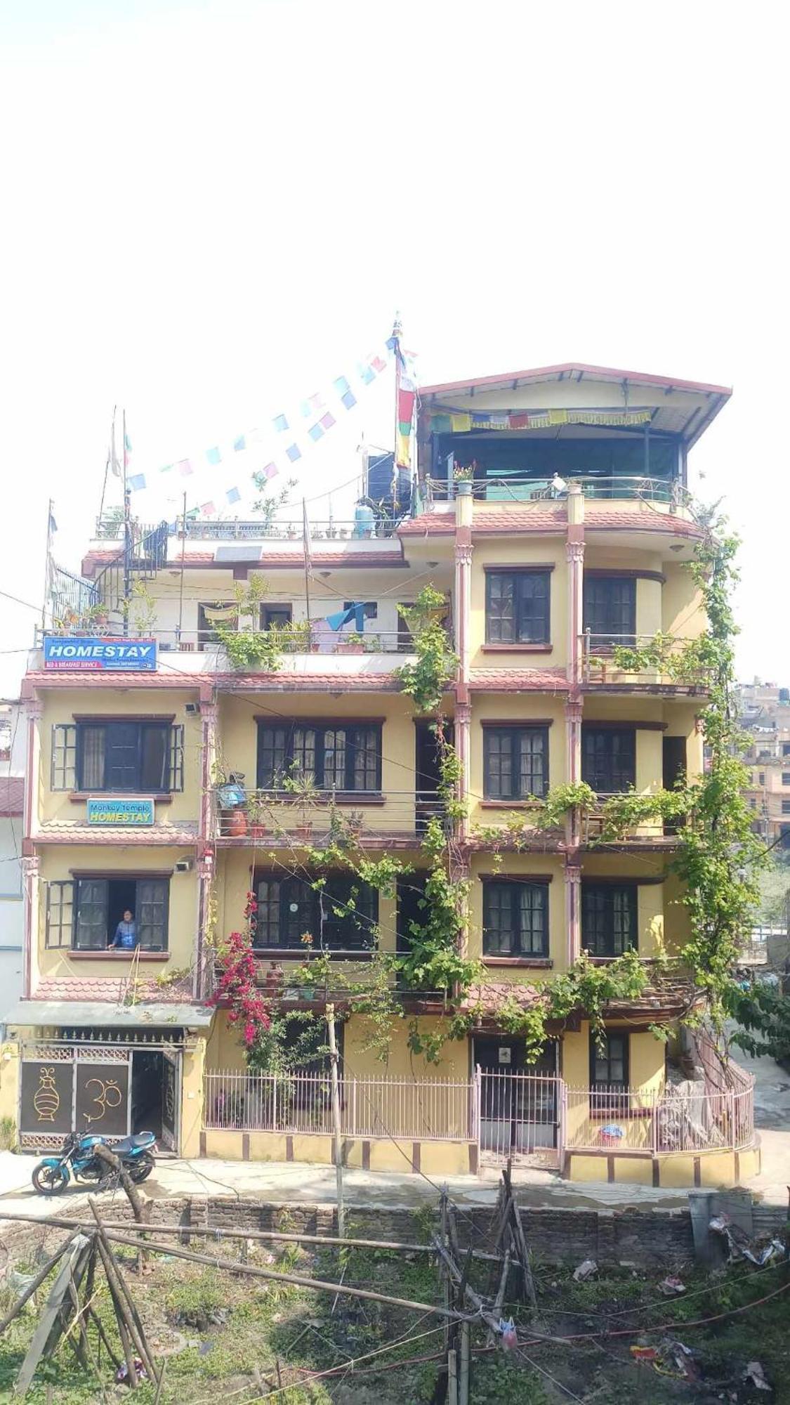 Monkey Temple Homestay Kathmandu Ngoại thất bức ảnh
